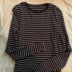 Long sleeve stripe shirt